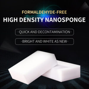 100-pack white melamine cleaning sponges for household surfaces - Main product view