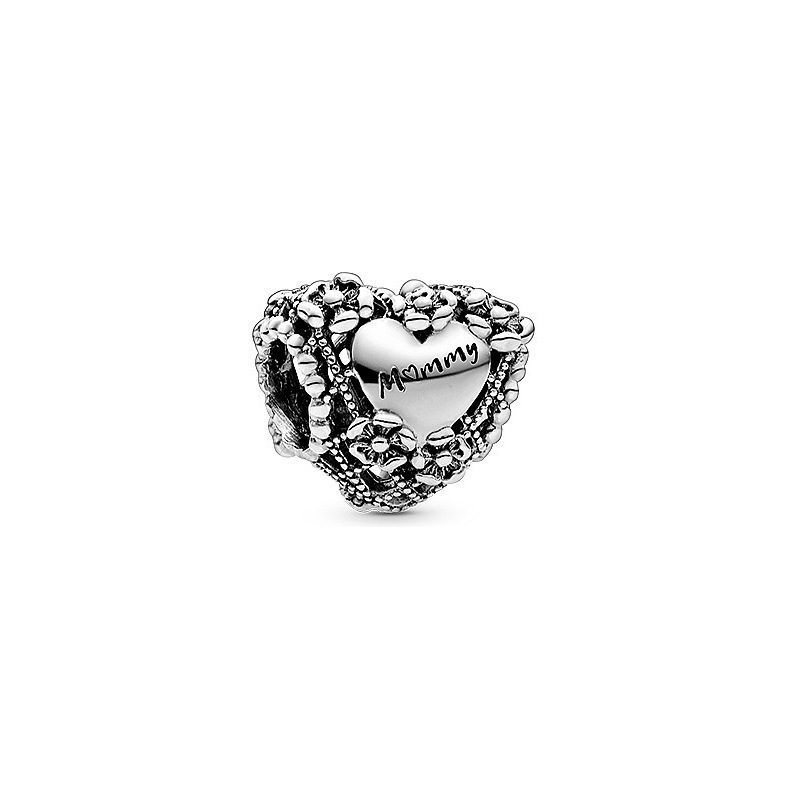 S925 silver heart-shaped pearl necklace - Product view 2