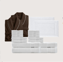 Flannel sleeping robe for women and men in multiple color options - Product view 4