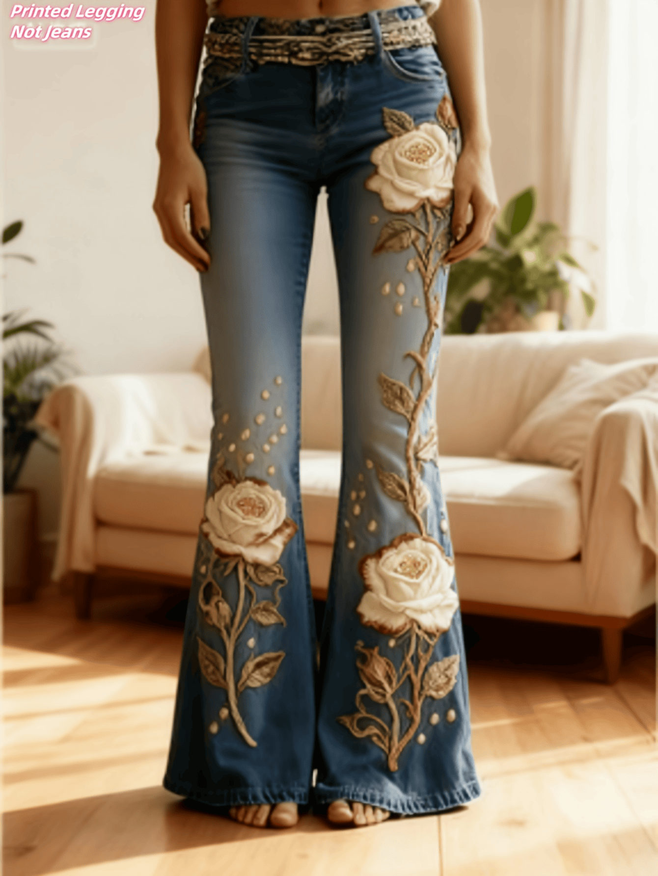 Women's casual jeans in a selected style - Product view 8