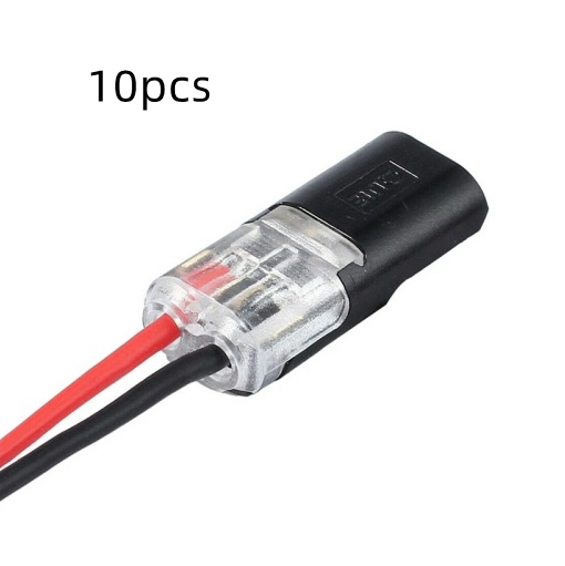 Black D2 plug-in removable LED power connector - Product view 4