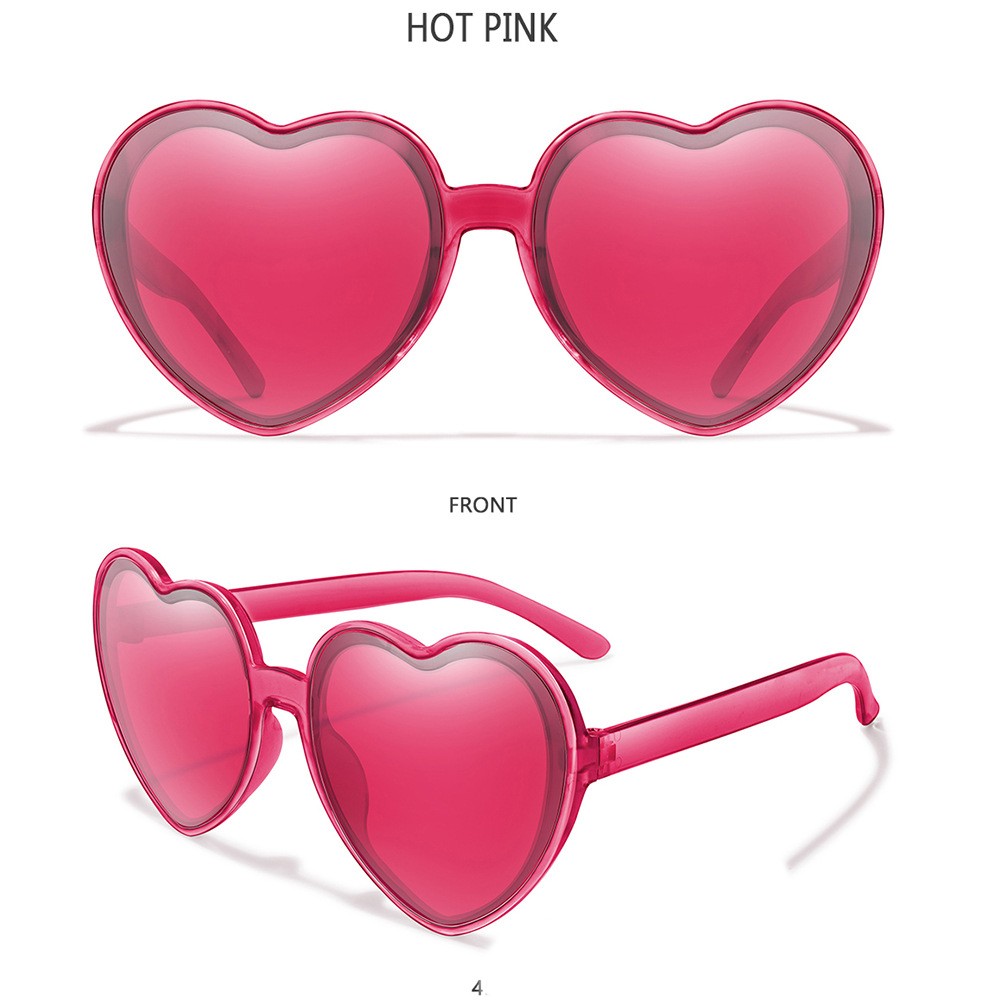 Colorful coated love sunglasses with full plastic frame - Product view 11