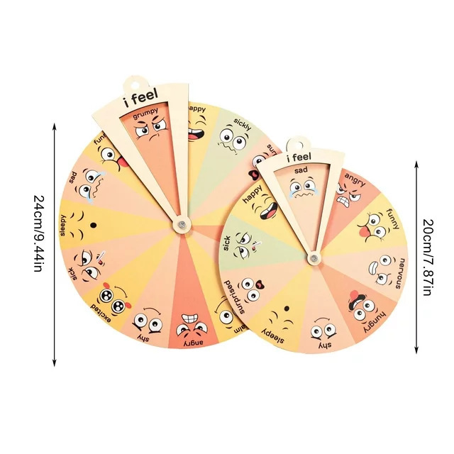 Montessori Expression Emotion Wooden Handicraft Toy - Product view 2 Montessori-inspired wooden character craft with an emotion expression - Product view 2