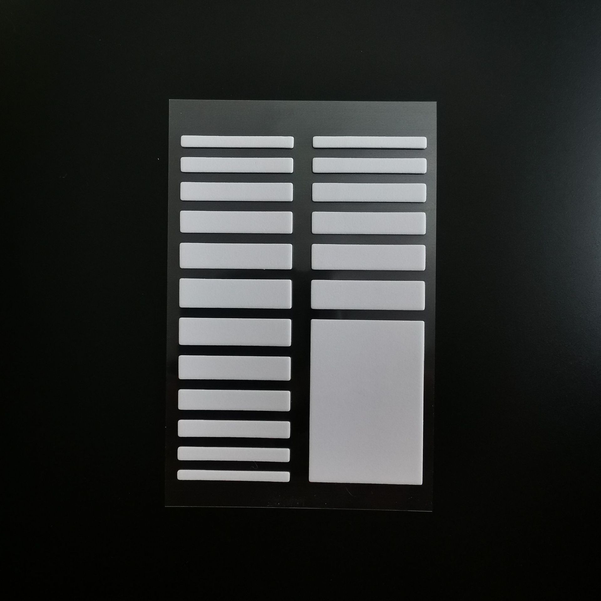 Adjustable upholstered ring sizing sticker for ring fit adjustment - Product view 5