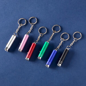 Compact UV money detector LED keychain flashlight with keychain - Main product view