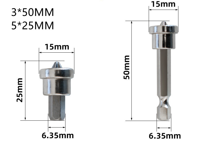 30 mm gypsum board screw positioning bit for drywall work - Product view 3