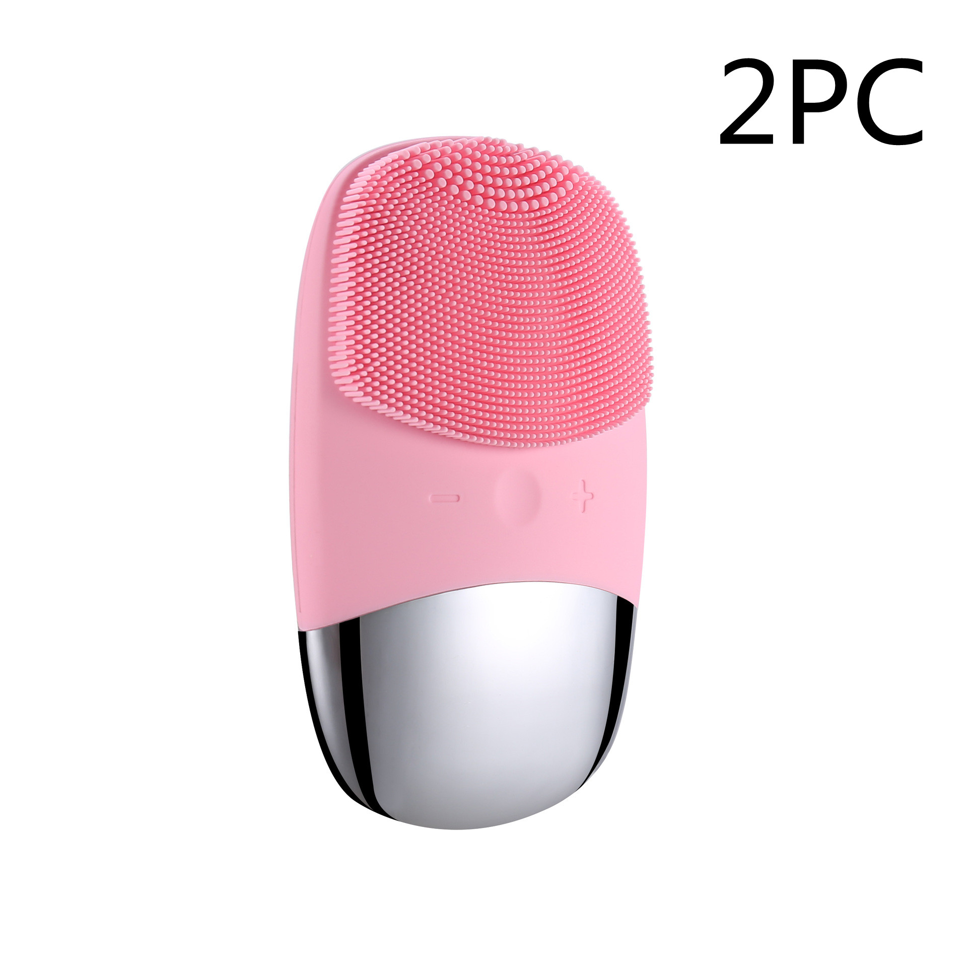 Mini Silicone Electric Face Cleansing Brush Electric Facial Cleanser Facial Cleansing Brush Skin Massager Skin Care Tools - Product view 3 Compact silicone electric facial cleansing brush with sonic technology - Product view 3