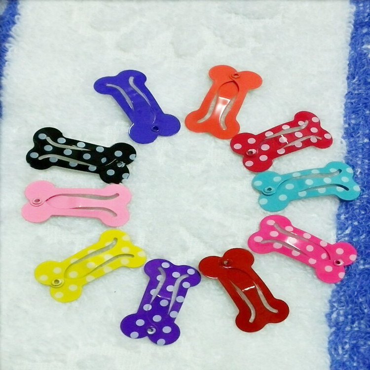 Colorful 2.5 cm metal BB hair clip for dogs - Main product view