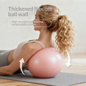 25 cm PVC mini balance ball in a light color - Main product view