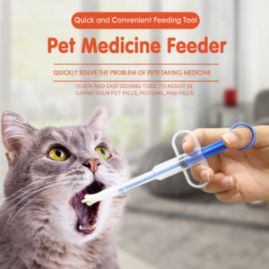 Compact pet medicine and liquid feeding device - Main product view