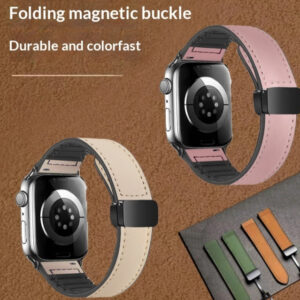Silicone-clad magnetic-clasp watch strap for Apple Watch - Main product view