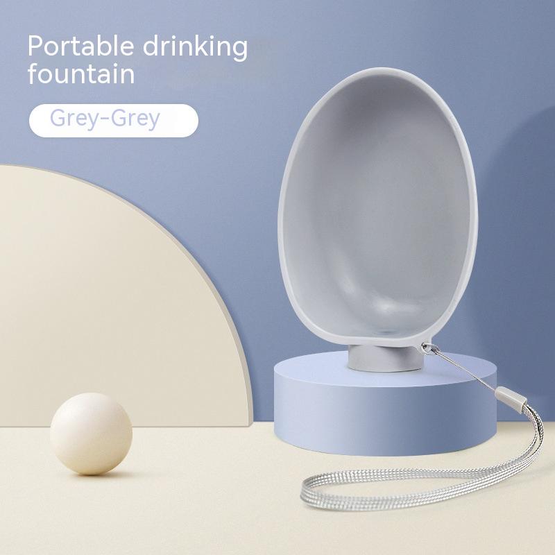 Portable ABS dog water bowl with slow-flow cross valve - Product view 11
