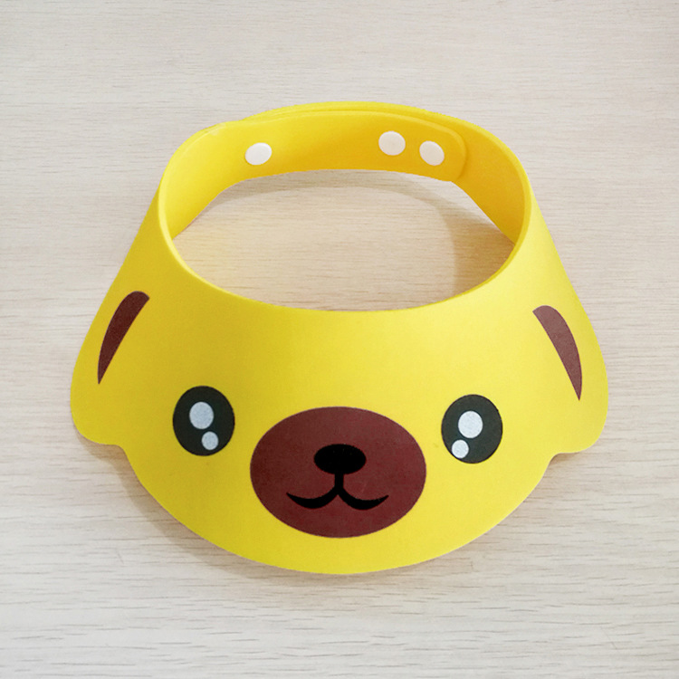 Adjustable baby bath hat with cute animal pattern - Product view 7