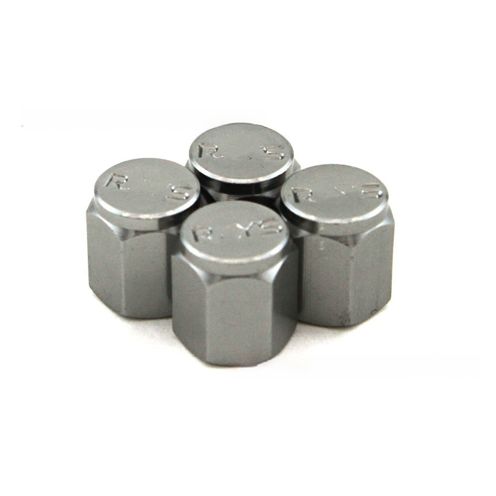 Four aluminum alloy car belt dustproof washer caps - Product view 5