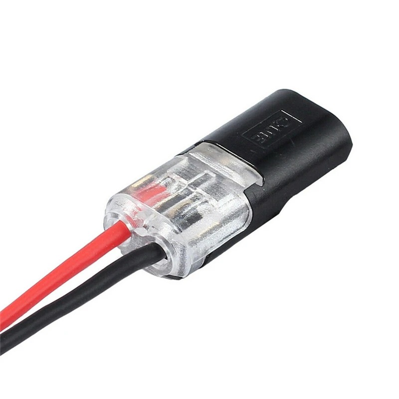 Black D2 plug-in removable LED power connector - Main product view