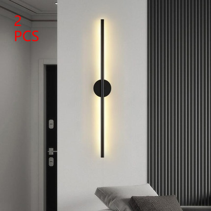 Modern LED long strip wall light with remote control - Product view 7