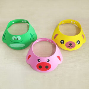 Adjustable baby bath hat with cute animal pattern - Main product view