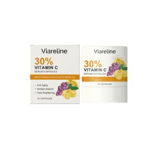 Vitamin C serum capsules with vitamin E and hyaluronic acid - Main product view