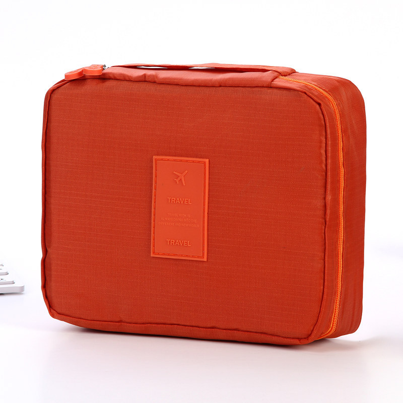 Waterproof Oxford cloth travel toiletry bag with divider and multiple pockets - Product view 14