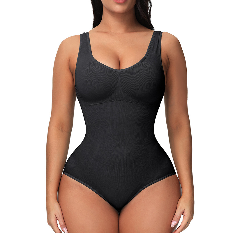 Women's seamless one-piece waist support bodysuit - Product view 7