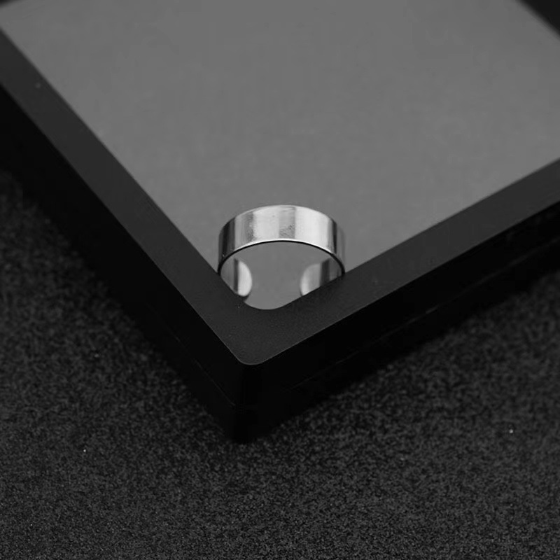 Adjustable unisex copper band ring with double-ring and smooth-surface style options - Product view 4