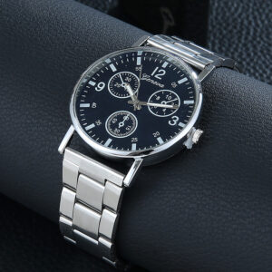 Men's casual blue light watch with pin buckle - Main product view