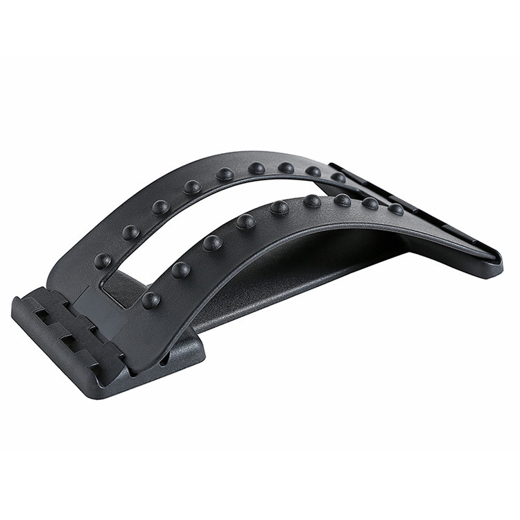 Adjustable lumbar back massager and stretching board with raised massage points - Product view 13