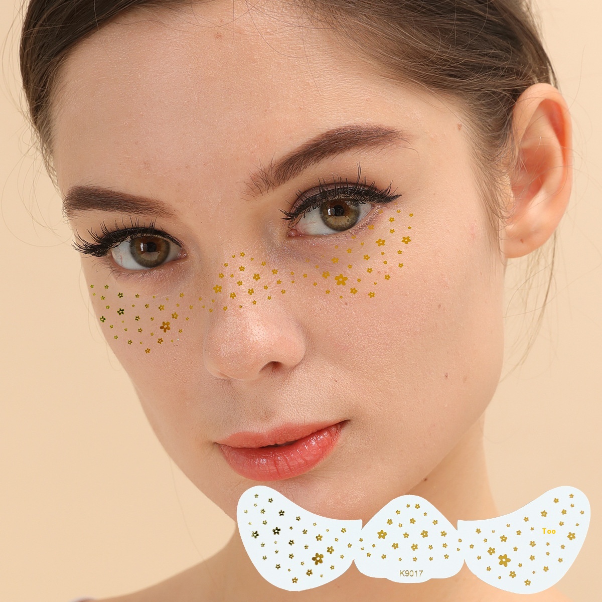 Water-transfer decorative freckle stickers for temporary face decoration - Main product view