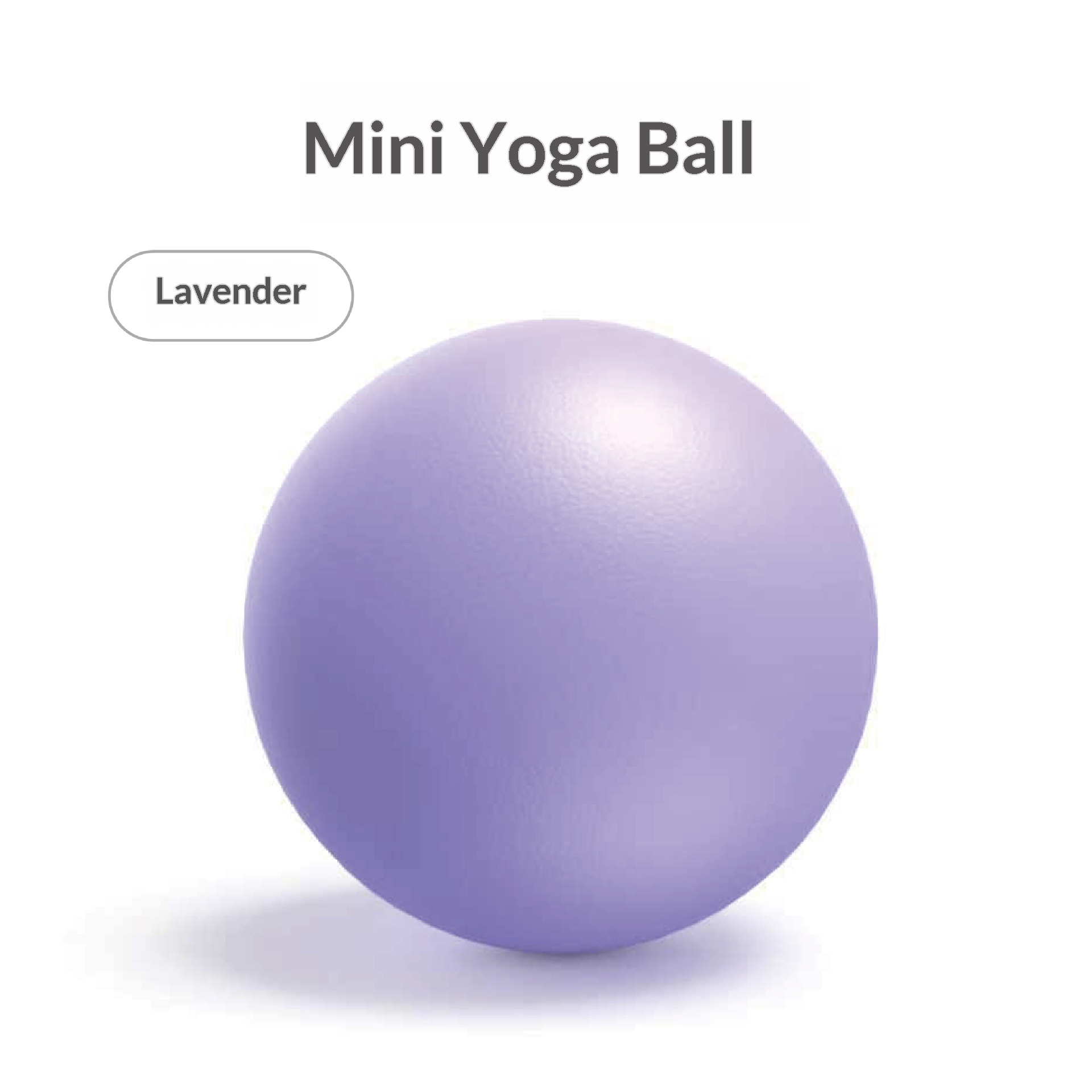 25 cm PVC mini balance ball in a light color - Product view 11