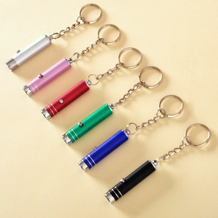 Compact UV money detector LED keychain flashlight with keychain - Product view 15