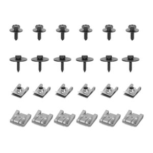 24-piece metal engine undertray screw and gasket set for Mercedes-Benz E-Class - Main product view