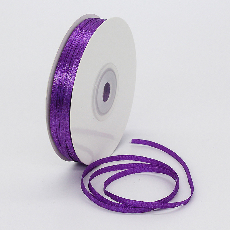 0.3 cm double-sided polyester ribbon in assorted colors - Product view 3