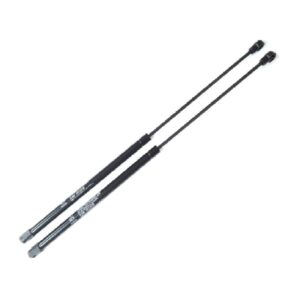 Pair of black steel rear window lift supports for 1999–2004 Jeep Grand Cherokee - Main product view