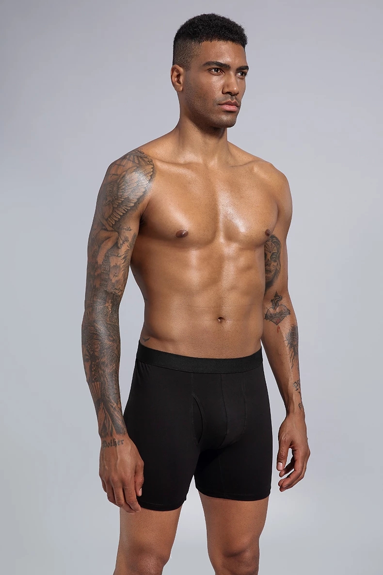 Men’s cotton low-waist boxer shorts - Product view 2