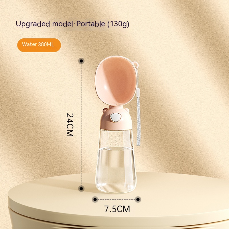 Portable dog water bottle with travel drinking bowl - Product view 3