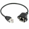 Network Cable Extension Cable Network Male To Female Tape Screw Hole - Main product view