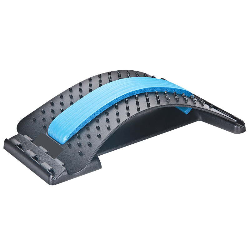 Adjustable lumbar back massager and stretching board with raised massage points - Product view 7