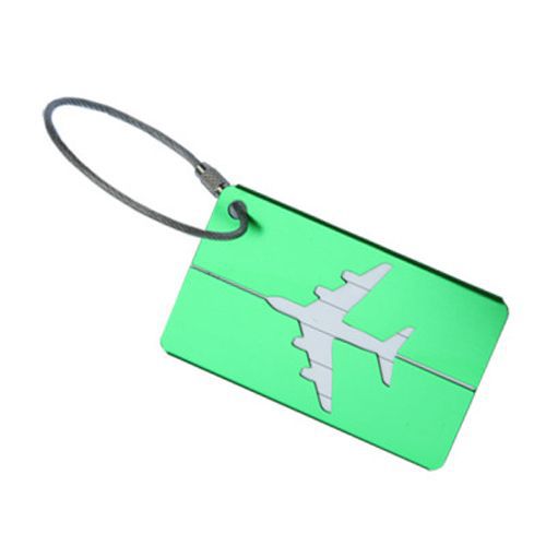 Aluminum alloy luggage tag in a selected color - Product view 5