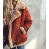 Women's winter cotton-padded polyester coat in a regular-length design - Main product view