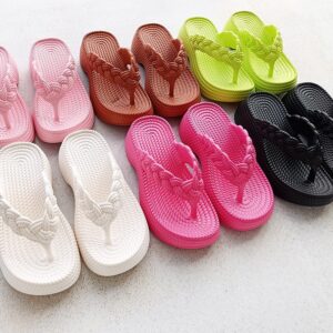 Women’s EVA platform flip-flops with clip-toe design - Main product view