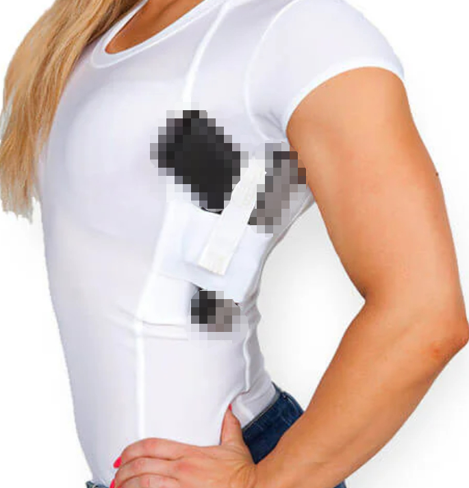 Short-sleeved shirt in black and white - Product view 1
