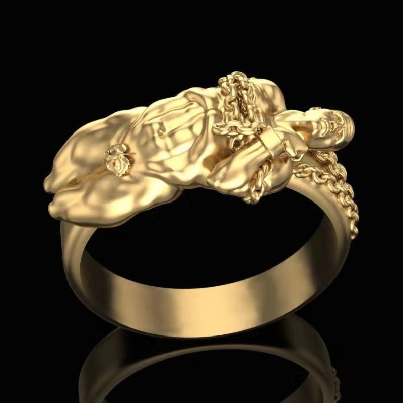 Fashion Men And Women Couple Ring Exaggerated - Main product view