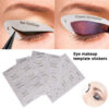 Nude eye makeup template sticker for eyeshadow and eyeliner application - Main product view