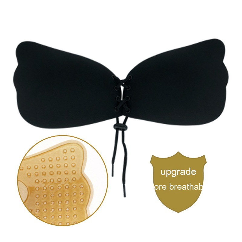 Invisible silicone strapless bra with breathable wings - Product view 9