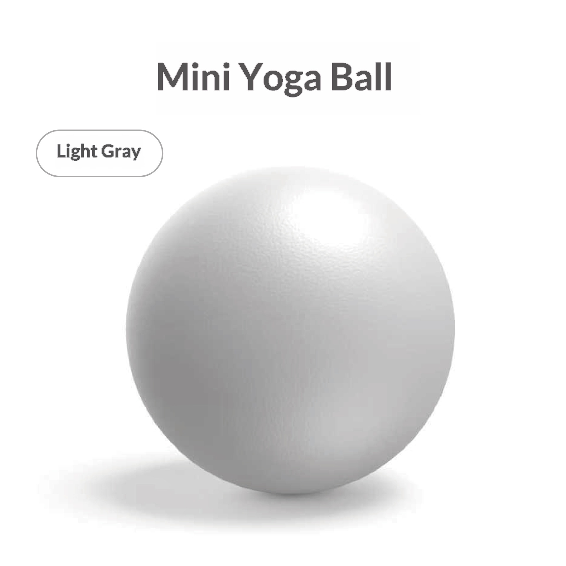 25 cm PVC mini balance ball in a light color - Product view 5
