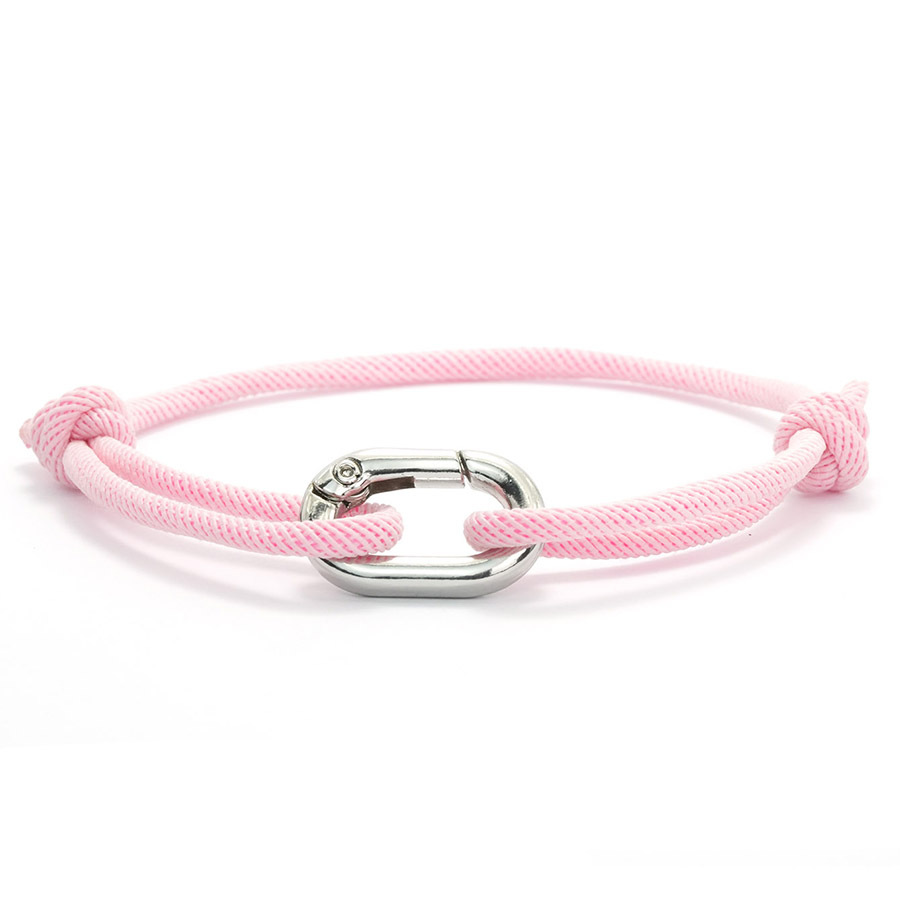 Handmade braided Milanese rope bracelet in a minimalist unisex style - Product view 5