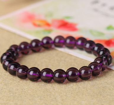 Natural crystal and semi-precious stone bracelet in ethnic style - Product view 9