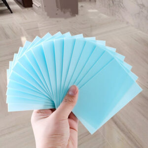 Blue solid floor and glass cleaning sheets with natural fragrance - Main product view