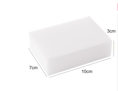 White nano sponge cleaning blocks for shoes, bags and household surfaces - Product view 3