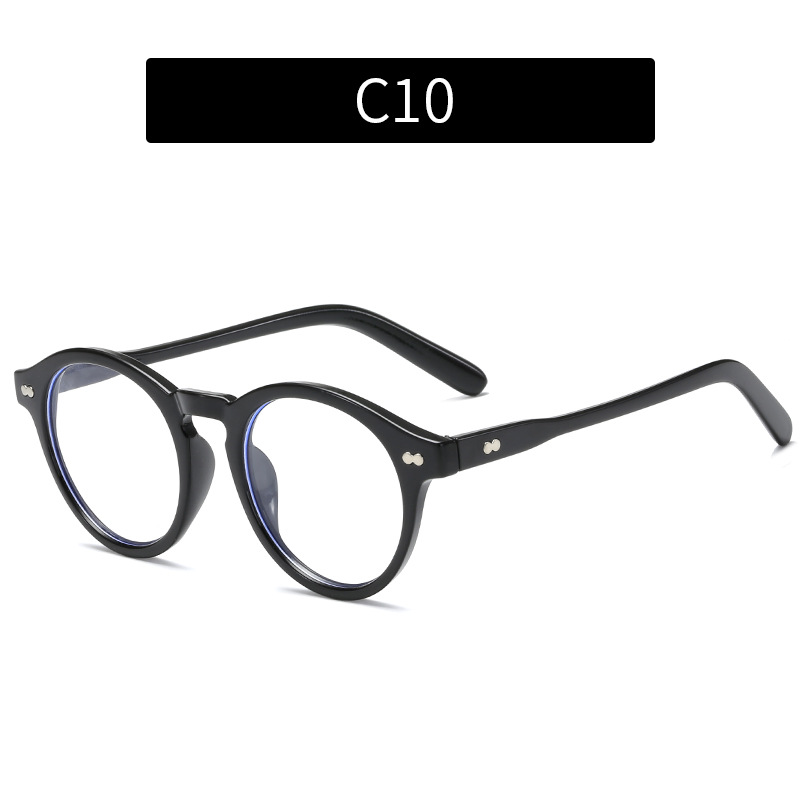 Vintage round frame sunglasses with UV400 resistance - Product view 1